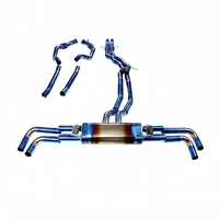 Kit de tuning de performance pour échappement Tronic en alliage de titane bleu brûlé pour Bentley Bentayga 4.0T 2019-2023