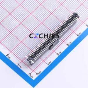 15220682601000 Pin Socket SMD,P=1.27mm Connector 1.27mm 1.27mm Square Hole Vertical Mount - Product Image 2