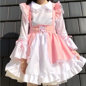Disfraz de Cosplay de Sirvienta Japonesa Yi Xiaoyi, Vestido Lolita de Manga Larga, Uniforme de Travesti - Product Image 3
