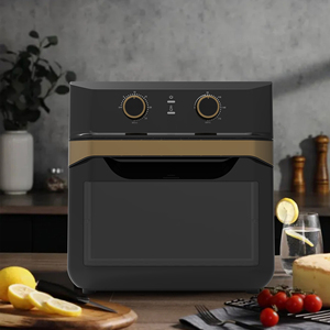 Friteuse à <span class=keywords><strong>air</strong></span> <span class=keywords><strong>chaud</strong></span> électrique, 2x 15l, appareil à friture sans huile personnalisée, grand rôtissoire pour poulet - Product Image 6