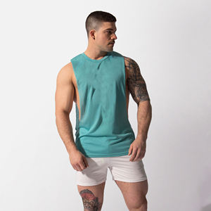 Débardeurs pour hommes de haute qualité, élégants, respirants, 100% coton, sportifs, méthode de tricotage 180g, prix bas - Product Image 5