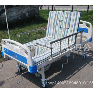Cama de enfermería manual Jiaxin 8856 con barandilla para el cuidado del paciente - Product Image 1