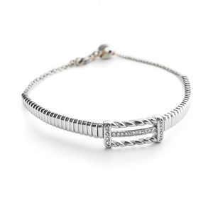Bracelet unisexe en cristal et strass, acier inoxydable 316L plaqué or PVD, durable, résistant, à porter tous les jours, bijoux de mode - Product Image 2