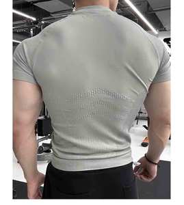 T-shirt Sportiva in Poliestere ad Asciugatura Rapida, Elastica, Effetto Seta Ghiaccio, Personalizzabile, per Uomo - Product Image 4