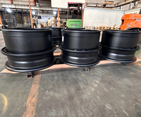 Jante en acier personnalisée OEM 25-17.00 pour chargeuse sur pneus DOOSAN DL220 DL250, pneu OTR 20.5R25