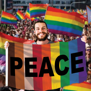 Cordón de Bandera de Arcoíris de Poliéster de 2x50cm con Logotipo Personalizado, Asta de Bandera de Fibra de Vidrio para el Orgullo Gay LGBT - Product Image 6