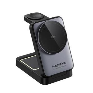 Cargador Inalámbrico Magnético Portátil con Diseño Plegable, Compatible con <span class=keywords><strong>Apple</strong></span> y Samsung Galaxy Watch, con Carga Rápida de 15w y Luz - Product Image 2