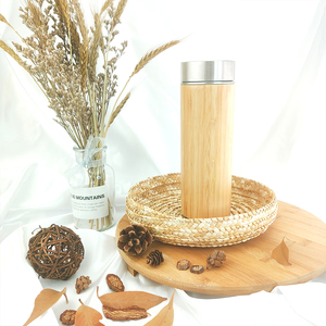 Vente directe d'usine, thermos à café <span class=keywords><strong>isotherme</strong></span> personnalisé de haute qualité, gobelets en bois sans BPA, <span class=keywords><strong>bouteille</strong></span> en bambou 100% naturel - Product Image 6