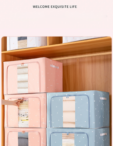 Vinil Capacidade Limpar Janela Saco De Armazenamento De Roupas Organizador Tecido Único Aço Inoxidável Dobrável Caixa De Armazenamento Home Appliance >10 - Product Image 5
