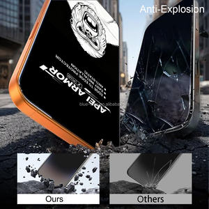 Protector de Pantalla Golden Armor Plus HD de Vidrio <span class=keywords><strong>Gorilla</strong></span> para <span class=keywords><strong>iPhone</strong></span> 17 Pro <span class=keywords><strong>Max</strong></span> 16 15 13, Cristal Templado Antirrayas con Impresión de Seda 9H - Product Image 4