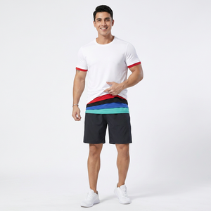 T-shirt de sport en gros personnalisé de haute qualité, 95% coton, 5% élasthanne, t-shirt de sport vierge, vêtements de fitness, vêtements d'été pour hommes - Product Image 1