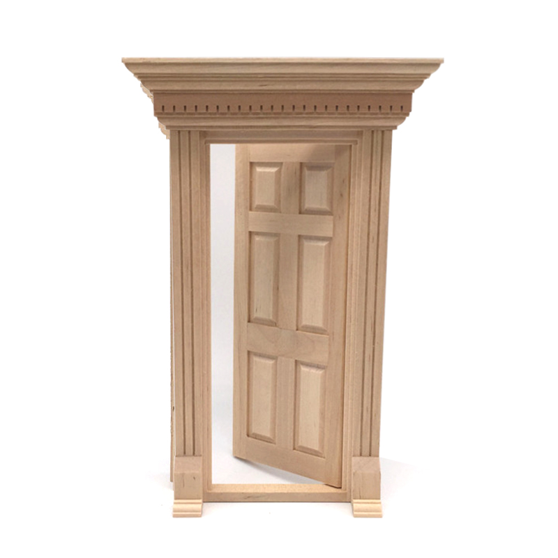 Миниатюрные маленькие сказочные двери iland, маленькие двери, деревянная гладкая дверь с зубчатым литером OA011D