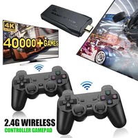 Console de jeu vidéo HD 4K M8 64G & 128G pour TV, PC, projecteur, plus de 40000 jeux rétro, cadeau, 15 émulateurs, manette sans fil 2.4G