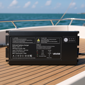 Chargeur de batterie embarqué Vevor 12V 10A IP68 étanche pour bateau et camping-car - Product Image 2