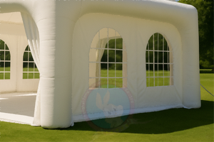 Tùy Chỉnh Bền Trắng Lễ Hội Đám Cưới Lễ Kỷ Niệm Lều Khổng Lồ Inflatable PVC Cung Điện Lều Cho Triển Lãm Ngoài Trời Đám Cưới Sự Kiện - Product Image 6