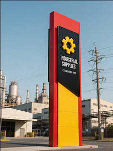 Kim loại bên ngoài freestanding wayfinding trụ cột pylon dấu hiệu Đường Phố định hướng thông tin tin nhắn hướng dẫn đường phố Totem dấu hiệu Hội Đồng Quản Trị - Product Image 5