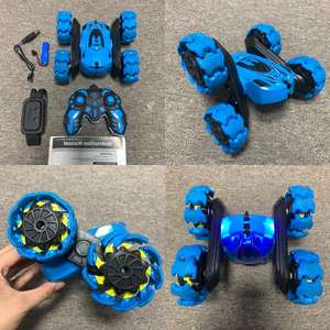 AiJH 2,4 GHz Carro <span class=keywords><strong>De</strong></span> Control Remoto <span class=keywords><strong>de</strong></span> doble cara 360 Control remoto giratorio Stunt Car Juguetes <span class=keywords><strong>Dia</strong></span> Del Nino - Product Image 6