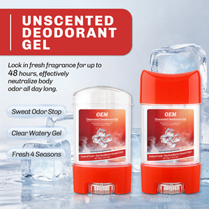 Desodorante sin perfume, antitranspirante en barra de gel, 48 horas de frescura, desodorante corporal no pegajoso para neutralizar el sudor y el olor corporal, 50g - Product Image 4