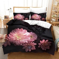 Parure de lit Blossom à impression numérique 3D - Nouveauté 2026 |   Polyester brossé 90 g/m² pour une ultra-douceur