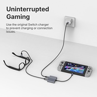 Hub USB-C VR 2-en-1, adaptateur de sortie USB-C 4K60Hz prenant en charge la charge PD 100W pour les casques VR