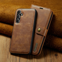 Luxe Flip PU cuir affaires portefeuille fentes pour cartes support étui de téléphone portable pour Samsung Galaxy S23 FE S22 S21 Ultra