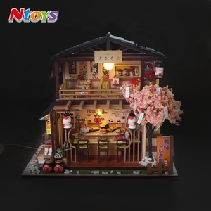 <span class=keywords><strong>Casa</strong></span> pequeña japonesa <span class=keywords><strong>De</strong></span> cerezo para niños, modelo <span class=keywords><strong>De</strong></span> <span class=keywords><strong>casa</strong></span> <span class=keywords><strong>De</strong></span> madera, juguetes hechos a mano con Modelos <span class=keywords><strong>De</strong></span> luz - Product Image 2