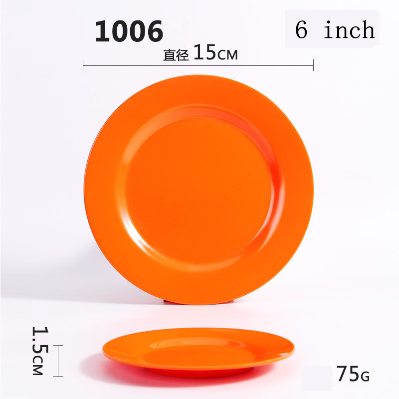 Orange-6 pouces