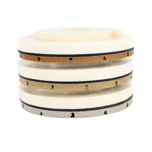 Tampons ou roues de polissage diamantés TRUE SHINE 5 "pour tampons de polissage en granit magasins d'usine