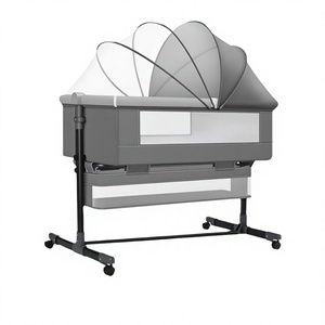 Protector de Cuna Plegable Multifuncional Moderno de Metal para Bebés y Niños, para Uso en Hoteles - Accesorio - Product Image 3