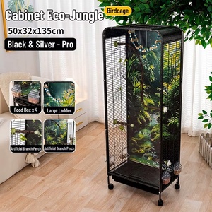 Factory Fine Metal Home Gaiola De Passaro Bird Breeding Cage Portable Pet Travel Parrot Cage Nest <strong>Jaula</strong> Para <strong>Loros</strong> Bird Cage - Product Image 5