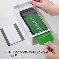 Kit d'installation de protection d'écran pour téléphone portable avec verre trempé de qualité AAA, plateau et outil d'installation faciles pour