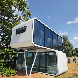 Hai lớp không gian viên nang trang bị nhà bếp phòng ngủ di động container nhà <span class=keywords><strong>Modular</strong></span> nhà viên nang để bán - Product Image 1