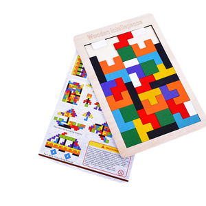 Rompecabezas clásico de madera Montessori <span class=keywords><strong>3D</strong></span>, rompecabezas divertido, bloque de juguete educativo para niños de 5 a 7 años, regalo de aprendizaje - Product Image 4