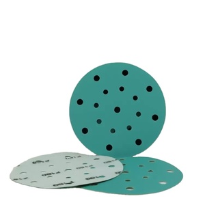 हरा रंग 6 इंच मोटर वाहन सैंडपेपर, 150 मिमी हुक और लूप 40 ~ 1000 ग्रिप और कार पॉलिशिंग के लिए - Product Image 5