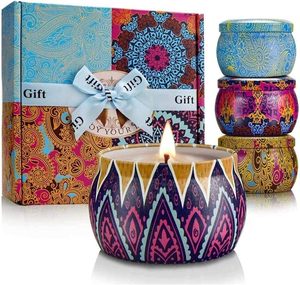 GL Stocking Stuffers Cadeau d'anniversaire Bougies d'aromathérapie Cadeaux pour femmes Bougies pour la maison parfumées - Product Image 3