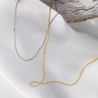 Vente en gros de pendentifs classiques à faire soi-même pour bijoux en argent sterling 925 avec chaîne de clavicule multifonctionnelle