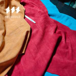 جلد سويدي أصلي من جلد البقر المشقوق للأحذية والديكور المنزلي والحرف اليدوية بنمط حبيبات مشققة - Product Image 4