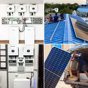 Sunpal dân cư Off Grid năng lượng mặt trời hệ thống năng lượng 5KW 20kW 30Kw năng lượng mặt trời hệ thống Hybrid với pin - Product Image 5