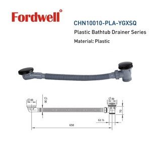 Vòng chống mùi bồn tắm chất thải drainer Pop Up Nhựa Tắm tràn drainer - Product Image 5