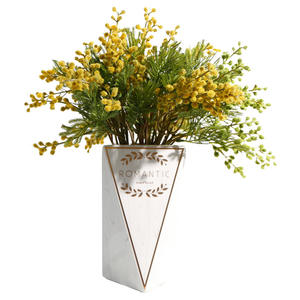 Lot en gros de fleurs artificielles modernes en plastique, colorées et façonnées, imitation graines d'<span class=keywords><strong>acacia</strong></span>, réutilisables et recyclables, pour décoration de mariage et d'intérieur - Product Image 5