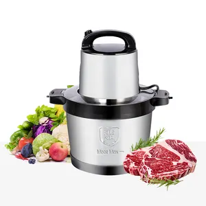 เครื่องปั่นเนื้อ Fufu 6l 1500W,เครื่องชอปเปอร์เนื้อพลาสติกสำหรับ Hot Chef Yam Pounder เครื่องบดเนื้อไฟฟ้า