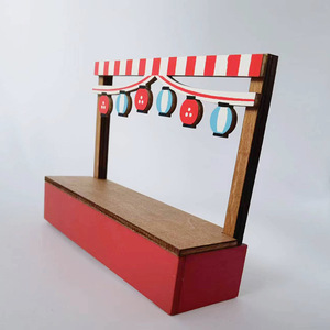 Miniature couleur bois en bois crème glacée <span class=keywords><strong>Van</strong></span> camion elfe <span class=keywords><strong>maison</strong></span> de poupée accessoire pour bricolage <span class=keywords><strong>maison</strong></span> de poupée décoration Mini jouet Style - Product Image 2