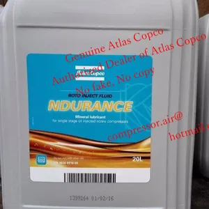 20l : 1630 0918 00 Atlas Copco Roto ฉีดน้ำมันหล่อลื่น NDURANCE 1630091800