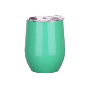 Powder Coat Anti-Slip Exterior Design Wine Tumbler 350Ml Anniversary Gift Present for <b>Hot</b> <b>Cold</b> Beverages ASM09 - Product Image 2