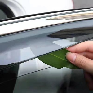 Pare-soleil latéral compatible avec Honda Civic Hatchback 2017-2021, protection contre la pluie, 4 pièces, déflecteurs d'air pour voiture, visières anti-vent pour voiture - Product Image 4