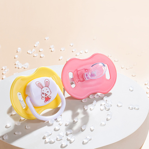 Animal dummies succhietto ciuccio Silicone Baby sleep bocca capezzolo ciuccio ciuccio con coperchio per neonato 0-12 m - Product Image 1