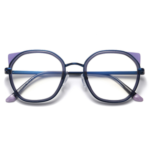 Gafas de Alta Calidad MS 95971, Gafas de Computadora con Diseño de Ojos de Búho, Logotipo Personalizado, Protección contra Luz Azul, Montura Redonda, Gafas de Lectura - Product Image 3