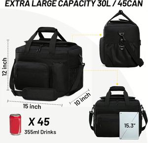 Extra Large Soft Cooler Bag with Bottle Opener Leakproof Picnic Lunch Bag Insulated Cooler Bag - Product Image 4