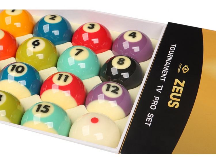 High Stretch Phenolic Resin CYCLOP ZEUS TV PRO 16 PCS Billiard