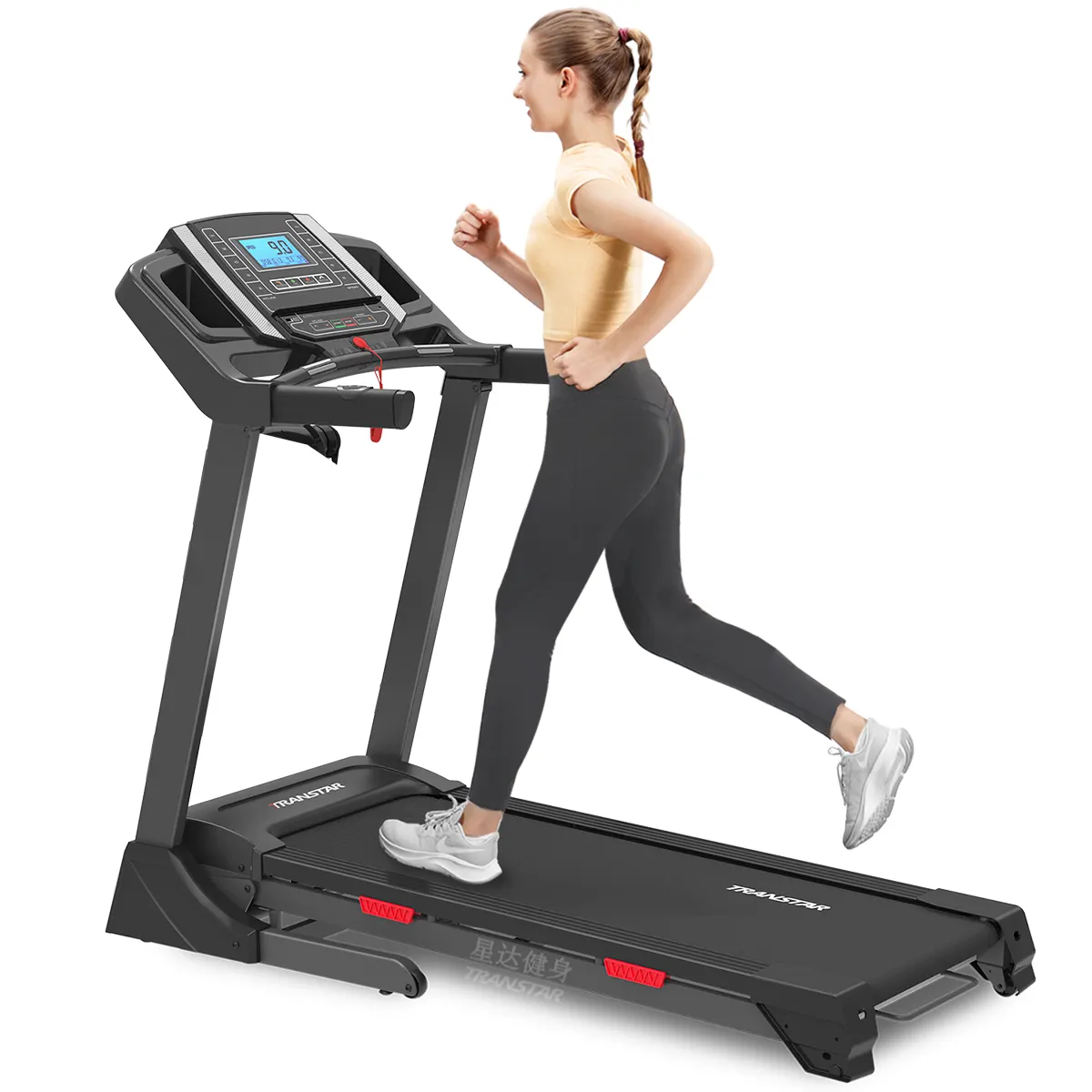 3.0hp Professionele Loopmachine Cinta Caminadora Trotadora Opvouwbare Elektrische Loopband Voor Home Gym Semi-Commercieel